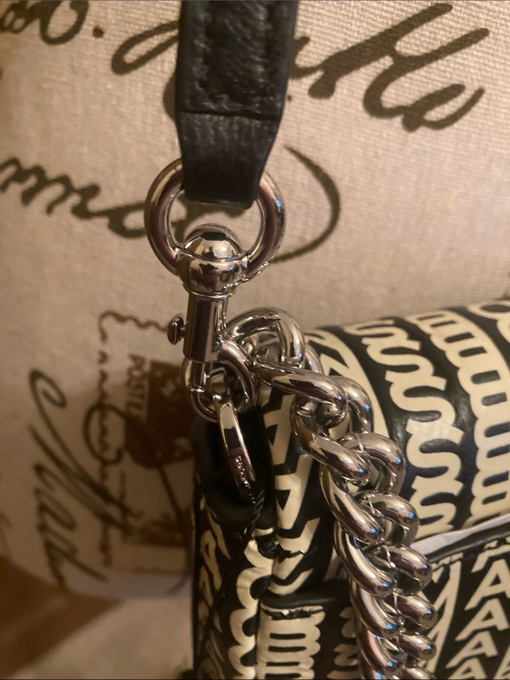 Marc Jacobs The Monogram Leather J Marc Mini Convertible Crossbody/Chain Bag NWT - Picture 11 of 13
